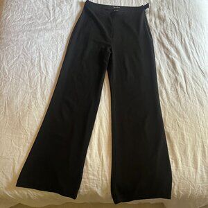 Original American Apparel (USA) Black Linen High Rise/Flare pants